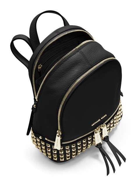 michael kors mini backpack rhea|michael kors rhea backpack studded.